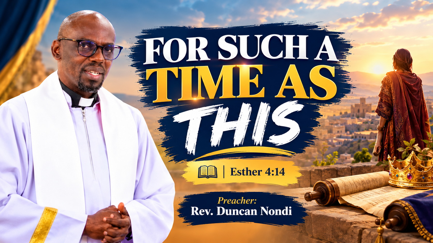 OFFICE SERMON: FOR SUCH A TIME AS THIS